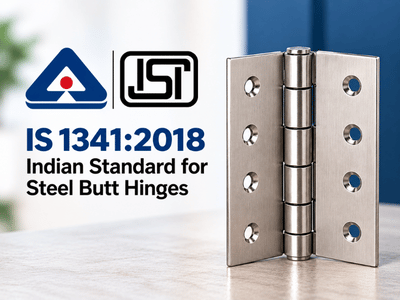 IS 1341:2018 Explained: Indian Standard for Steel Butt Hinges